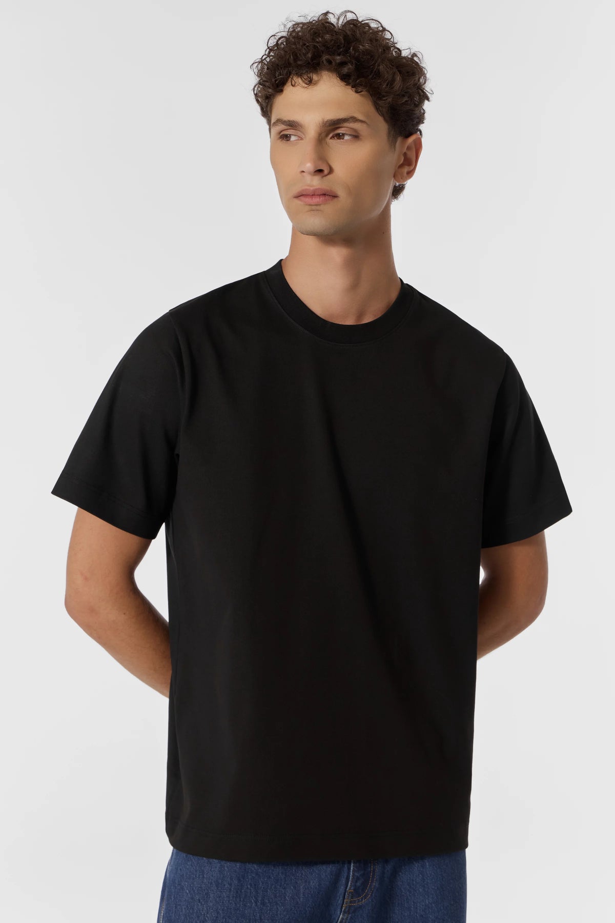 T-SHIRT DARRYLDOTS PRINT CONTRASTÉ DOS