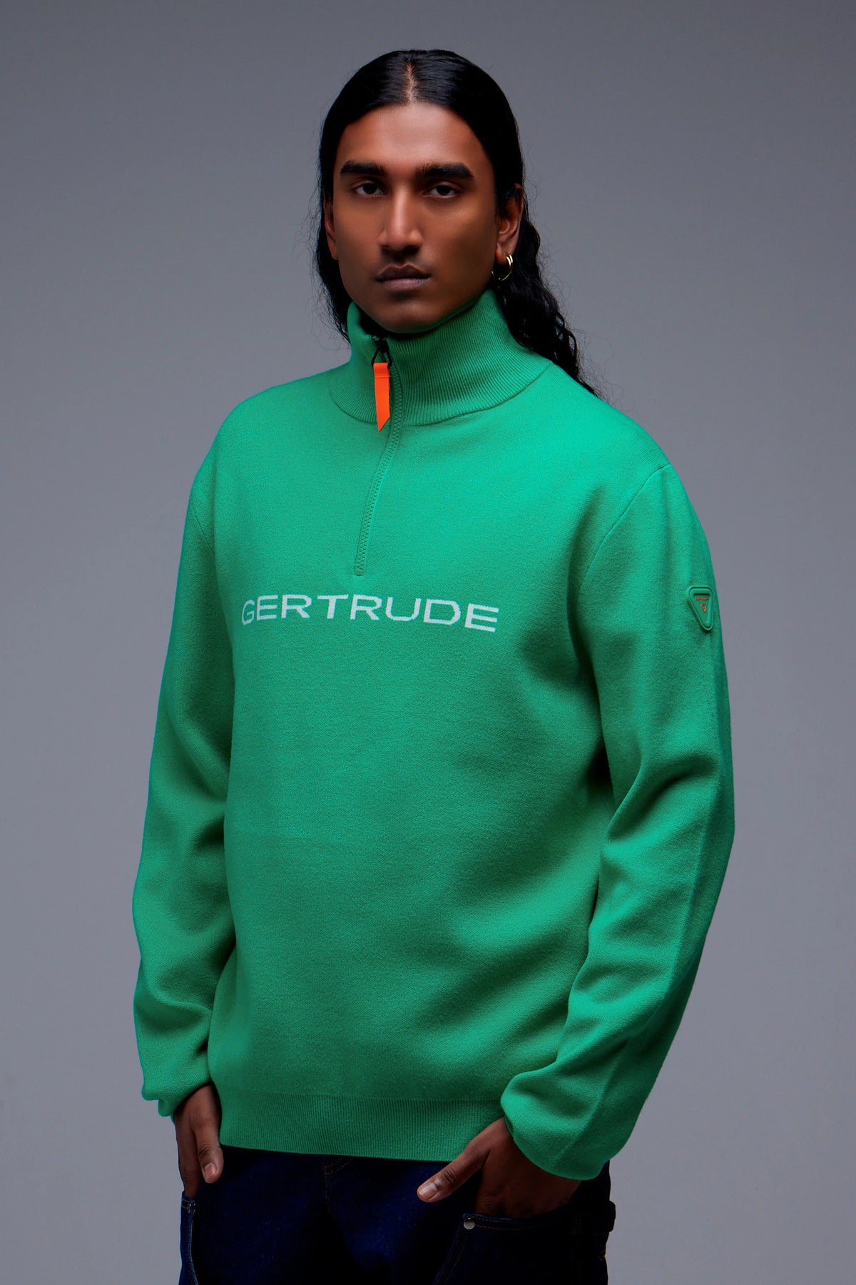 PULL LEWISGER COL CAMIONNEUR ZIPPÉ
