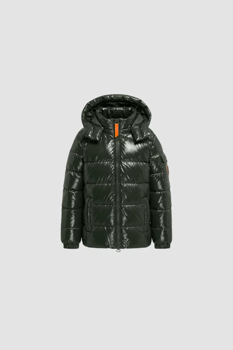 DOUDOUNE LITONDINEBR NYLON GLOSSY