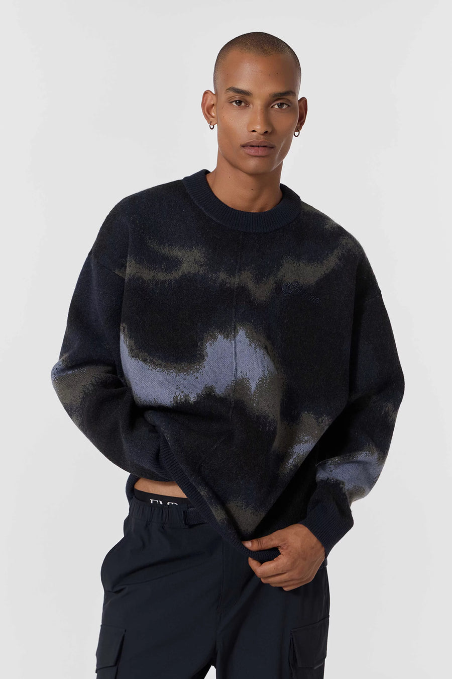 PULL ALANGL MAILLE BROSSÉE JACQUARD
