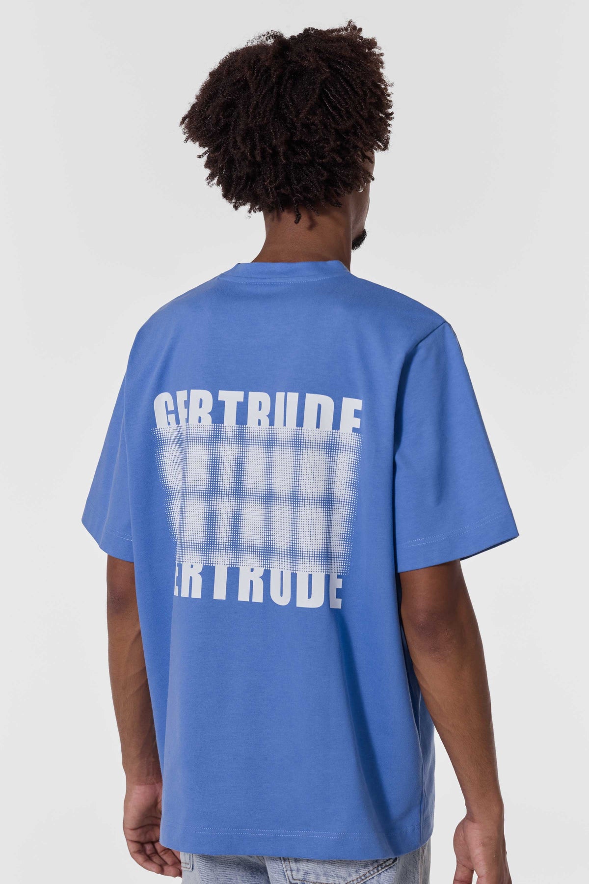 T-SHIRT DARRYLDOTS PRINT CONTRASTÉ DOS