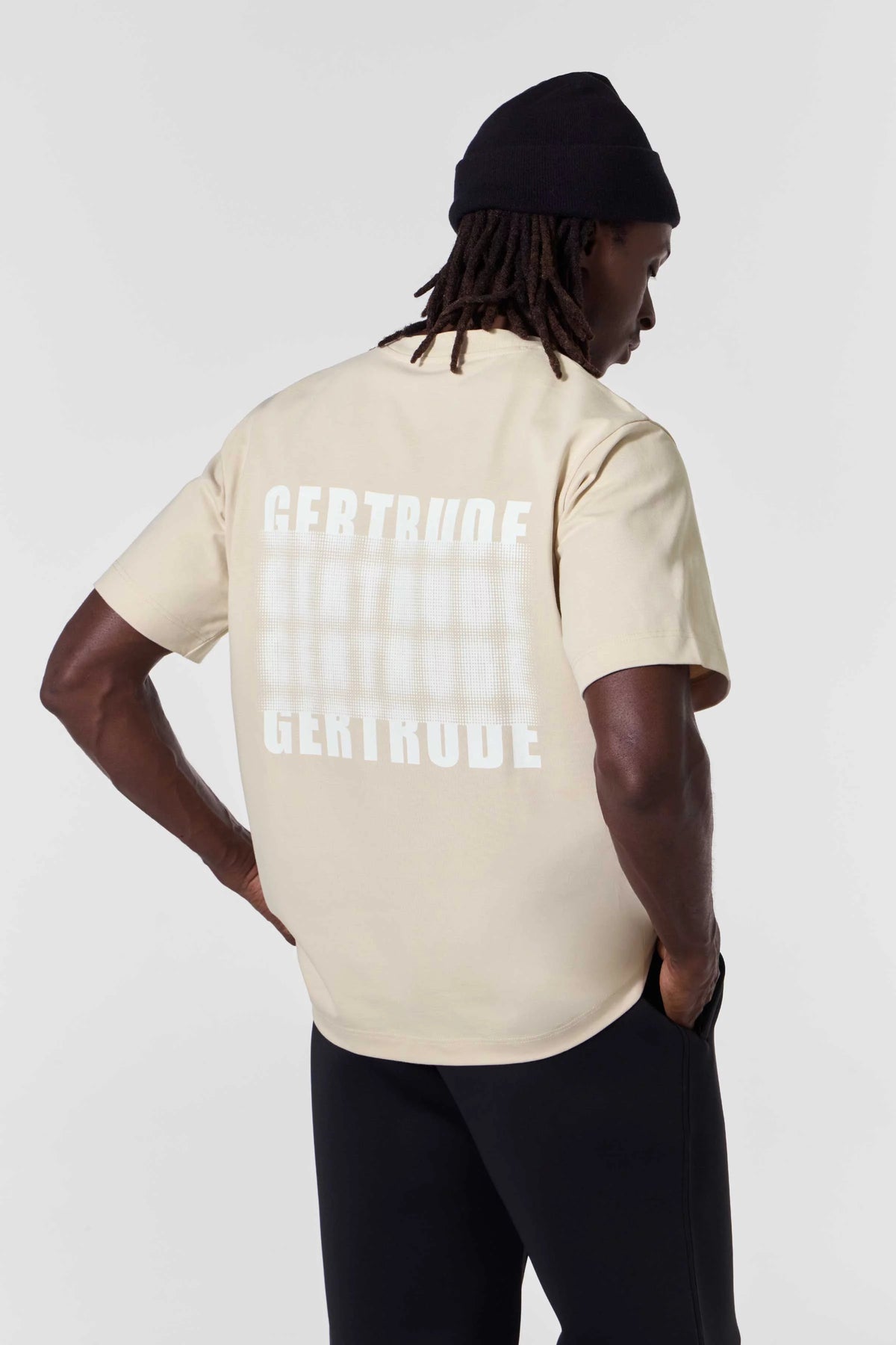 T-SHIRT DARRYLDOTS PRINT CONTRASTÉ DOS