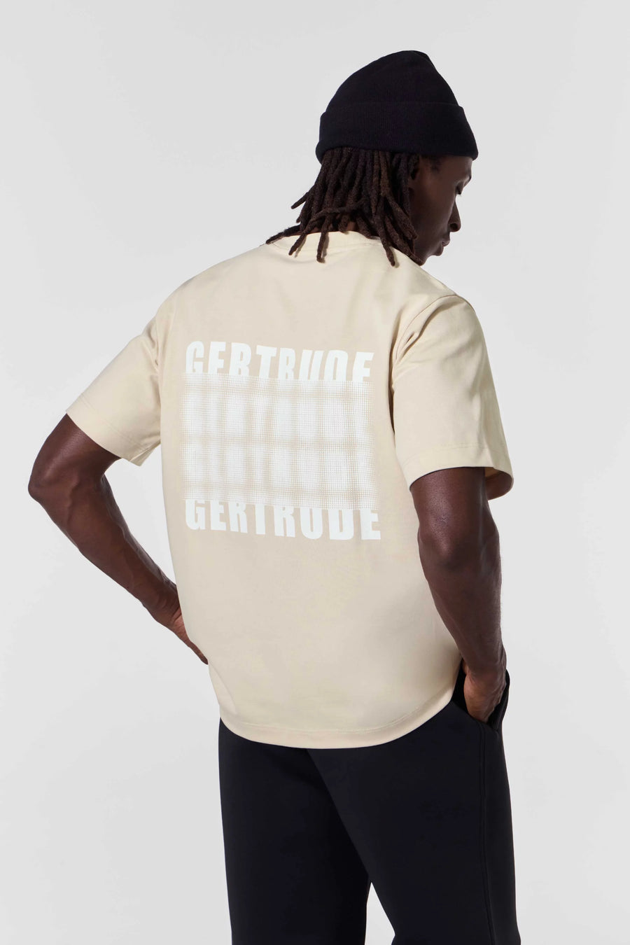 T-SHIRT DARRYLDOTS PRINT CONTRASTÉ DOS