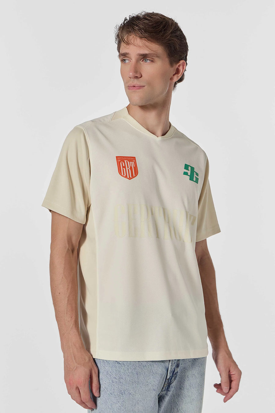 T-SHIRT KEYLIANE COL CONTRASTÉ