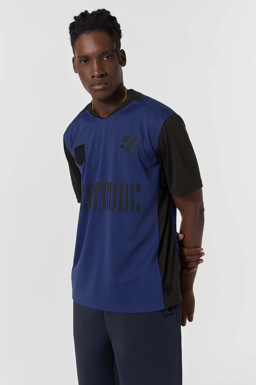 T-SHIRT KEYLIANE COL CONTRASTÉ