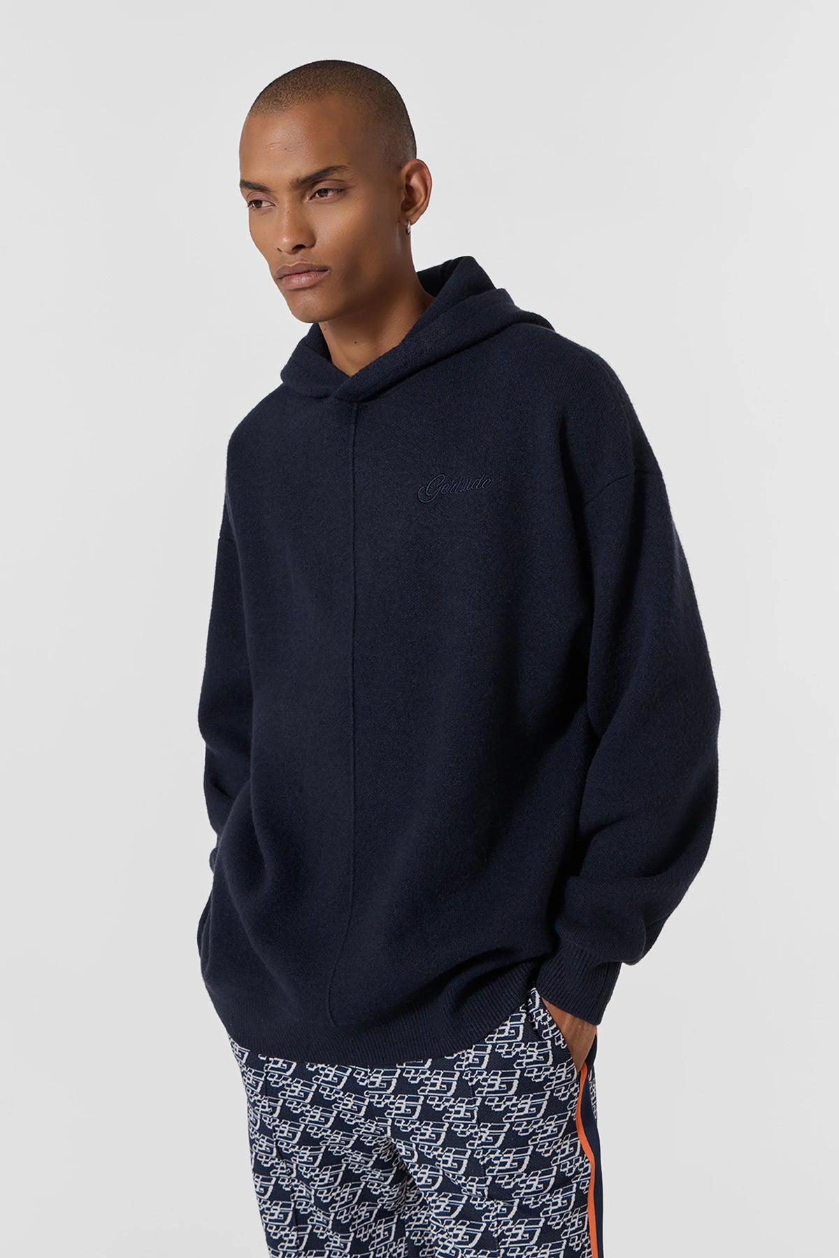SWEAT À CAPUCHE PHILOU MAILLE BROSSÉE