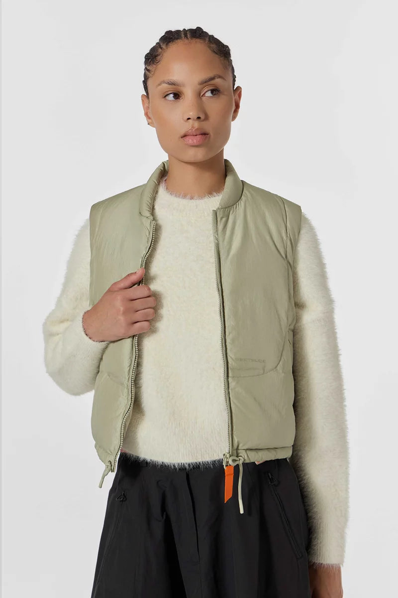 DOUDOUNE SANS MANCHES GRAZIA CROPPED