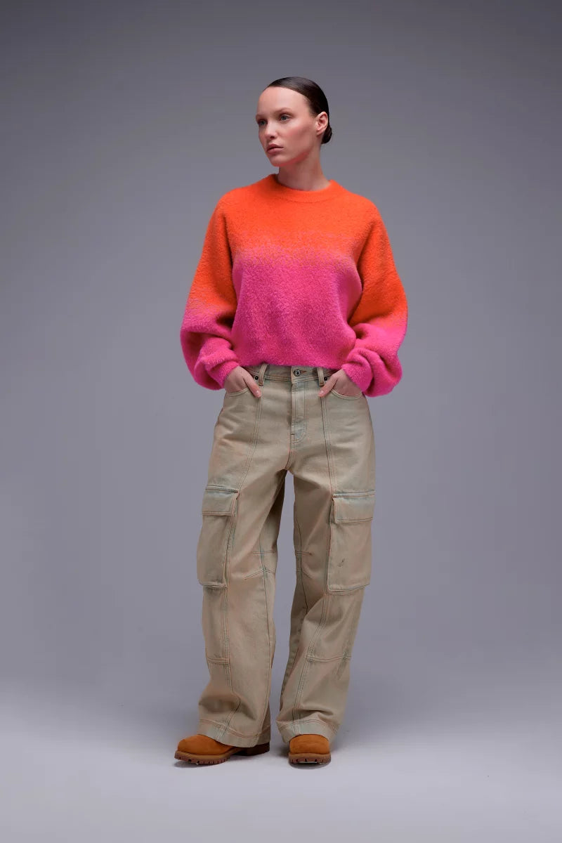 PULL IDA GRADIENT COUPE CROPPED OVERSIZE