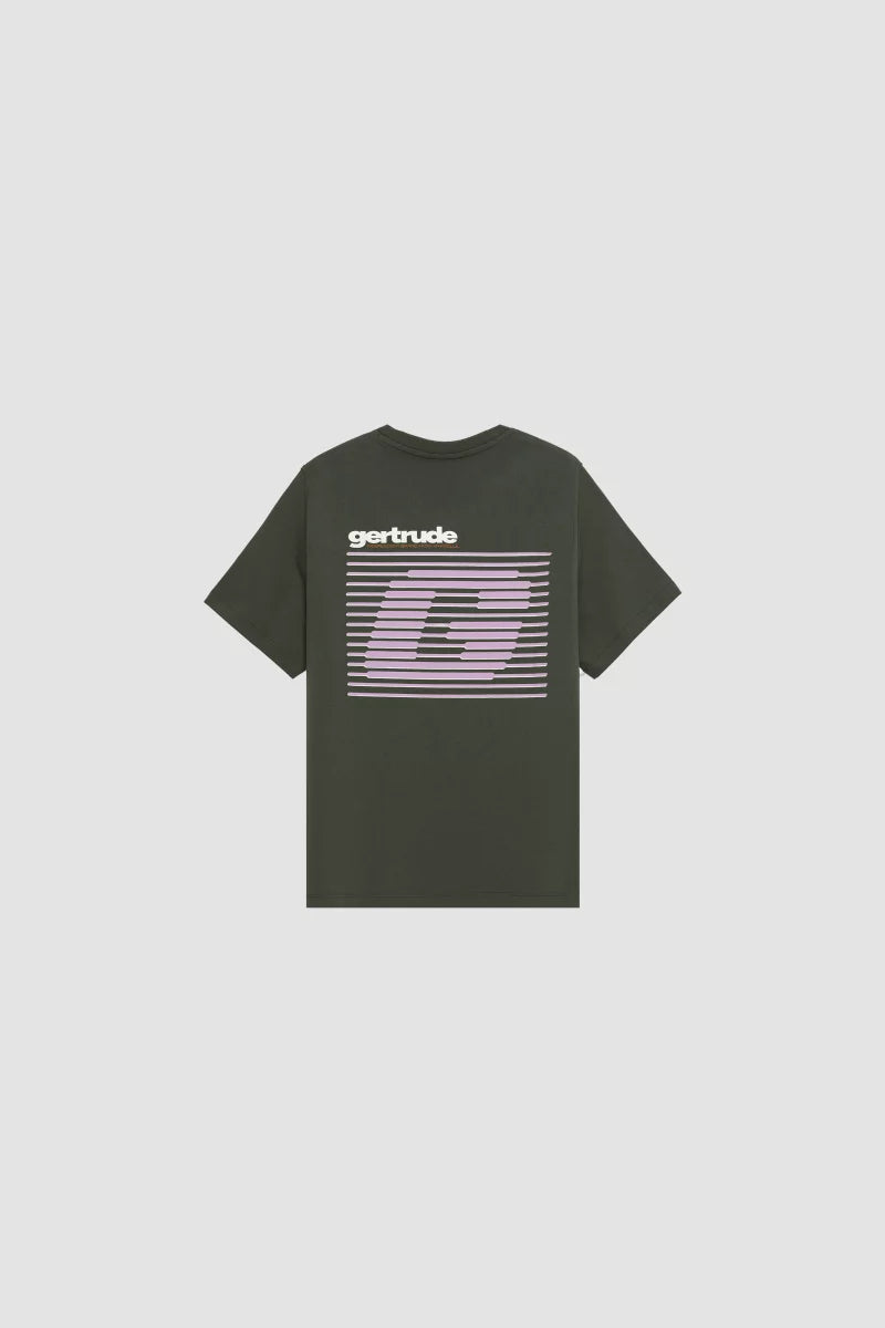 T-SHIRT LITTLE LEON STRIPE COL ROND