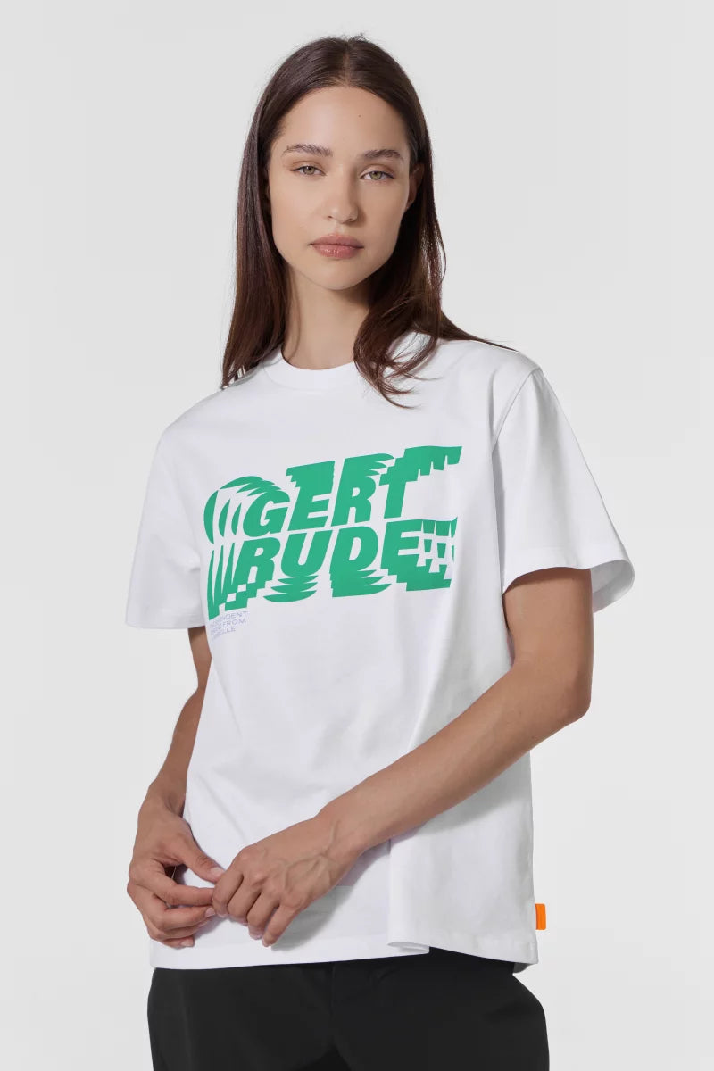 T-SHIRT LOUISE FLOU COL ROND