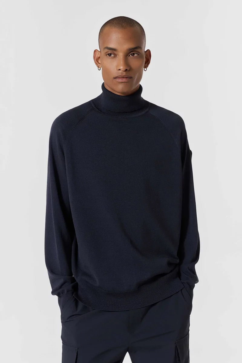 PULL OREN MAILLE LÉGÈRE